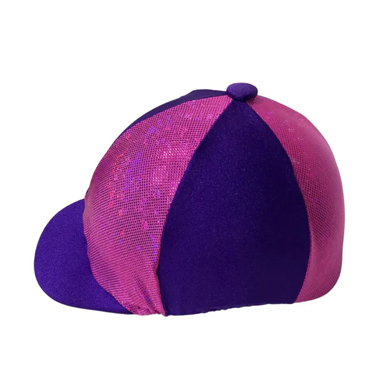 Lycra Hat Cover Glitter Pink